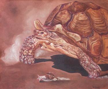 Original Realism Animal Paintings by Anne Zamo