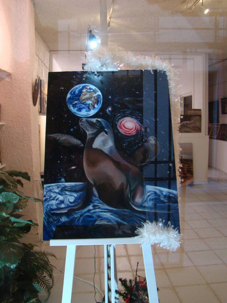 Original Figurative Fantasy Painting by Anne Zamo