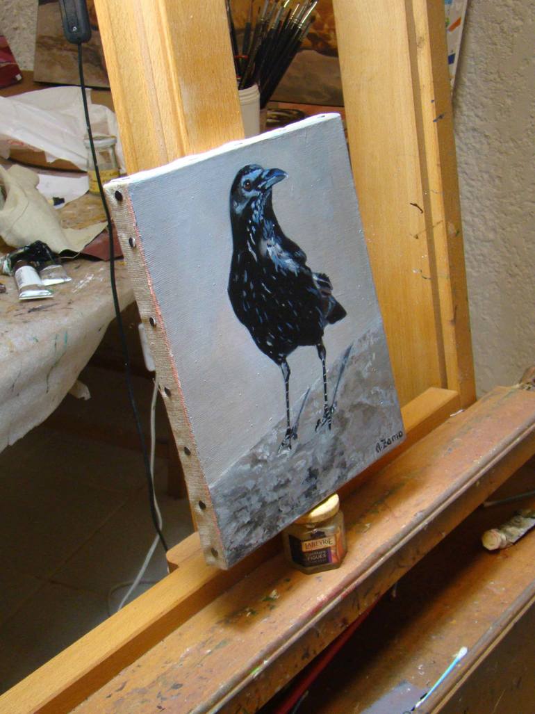 Original Figurative Animal Painting by Anne Zamo