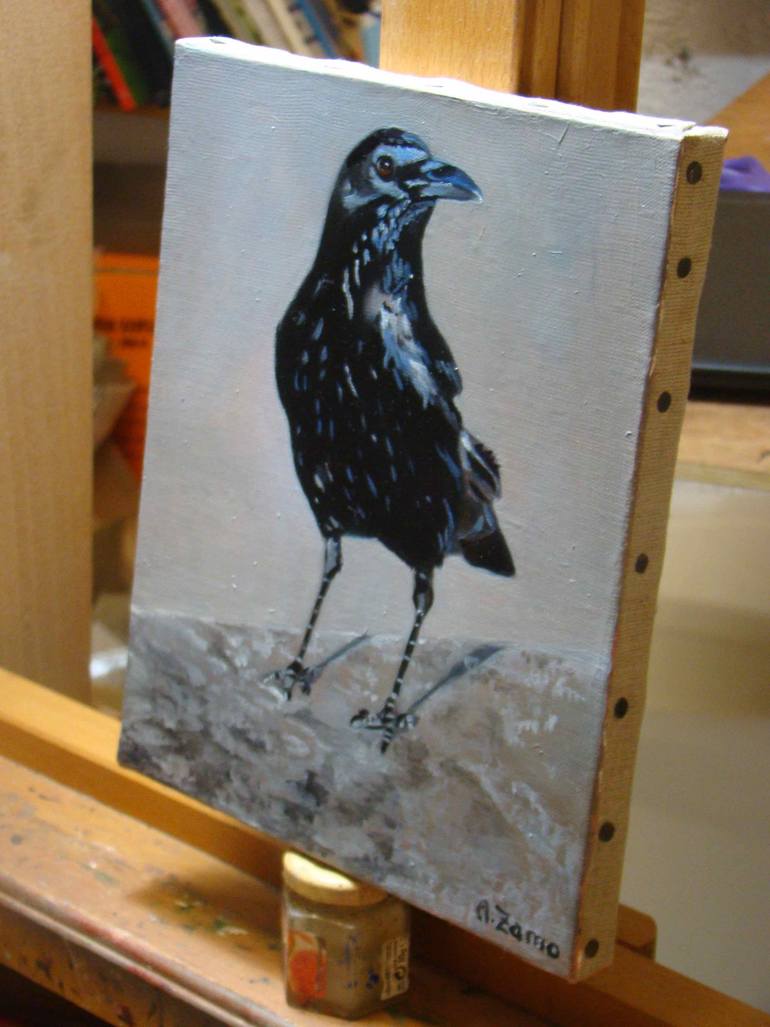 Original Figurative Animal Painting by Anne Zamo