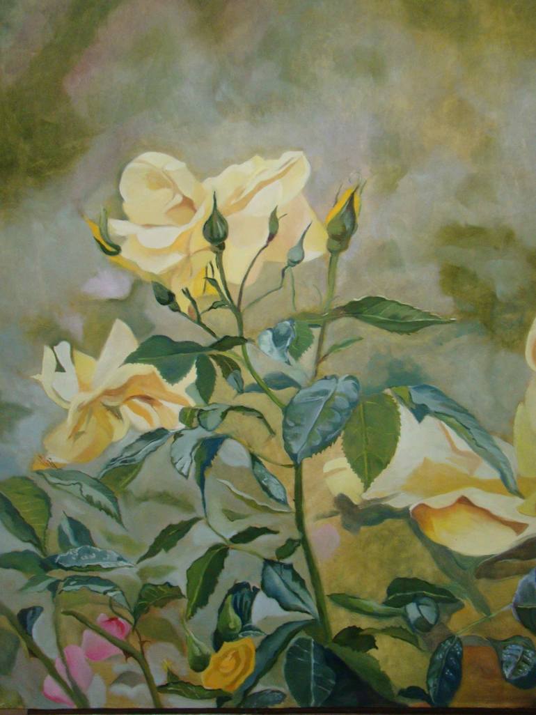Original Botanic Painting by Anne Zamo
