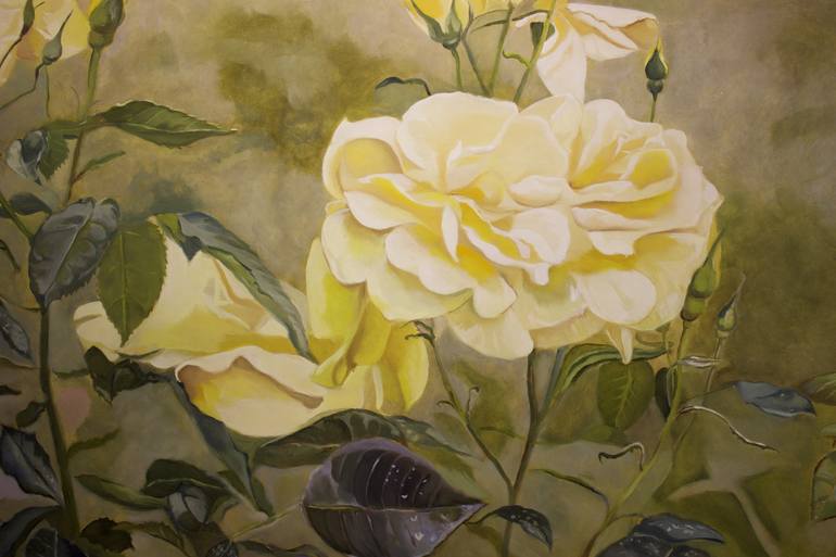 Original Botanic Painting by Anne Zamo