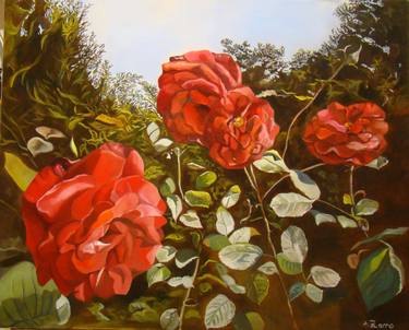 Original Botanic Paintings by Anne Zamo