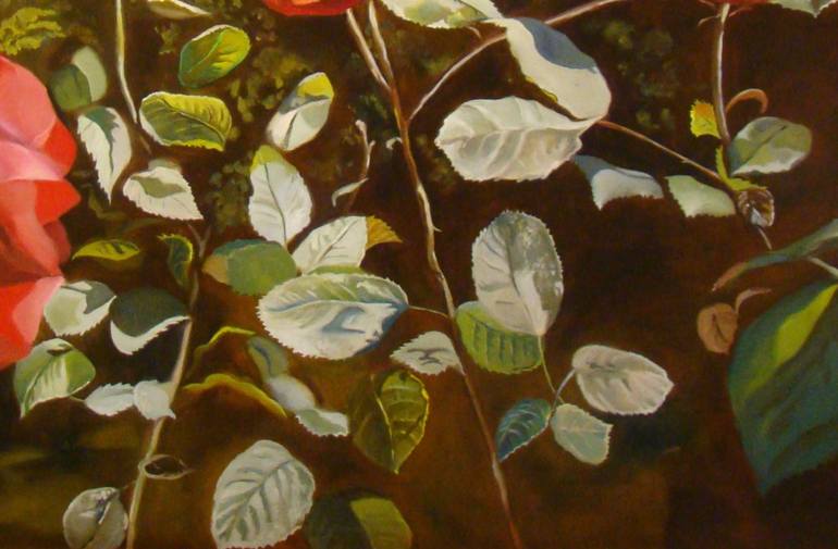 Original Botanic Painting by Anne Zamo