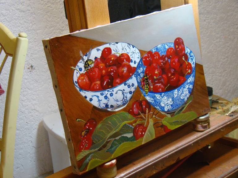 Original Figurative Still Life Painting by Anne Zamo