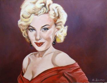 Original Fine Art Portrait Paintings by Anne Zamo