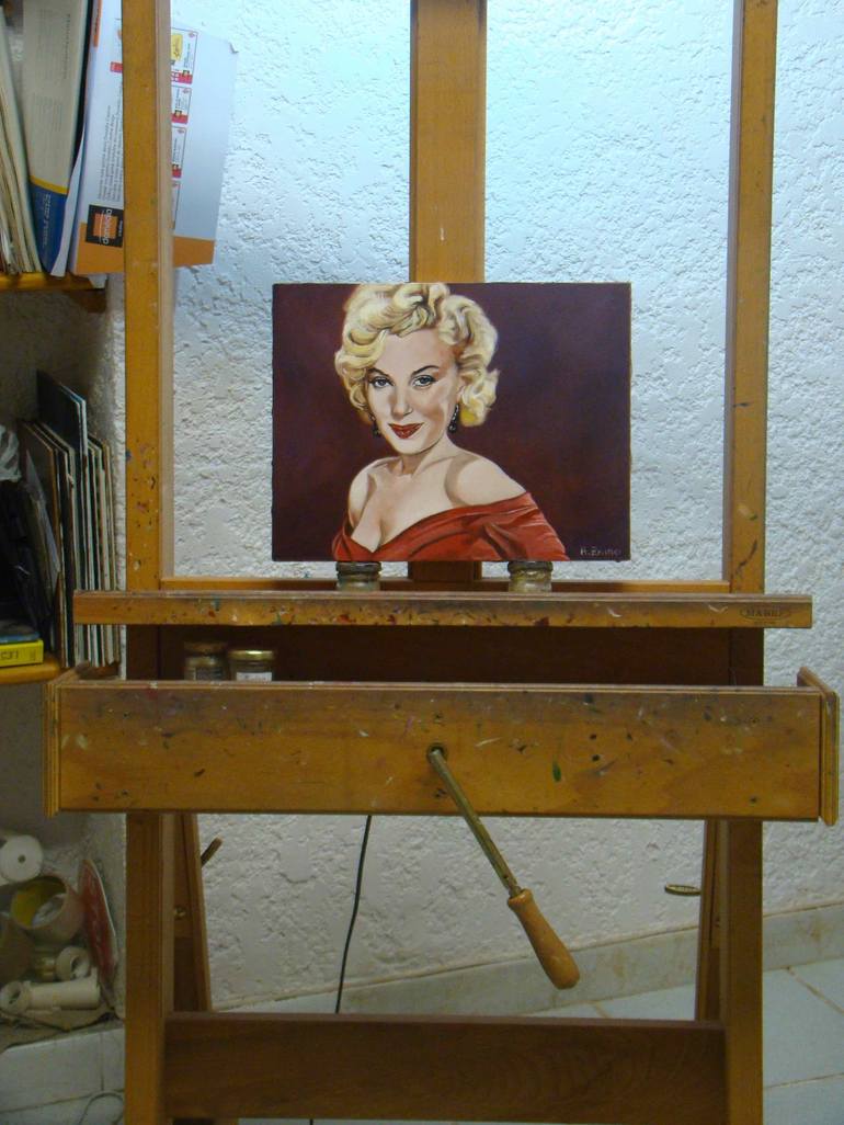 Original Portrait Painting by Anne Zamo