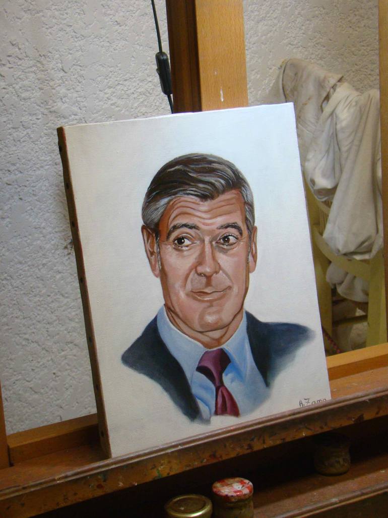 Original Figurative People Painting by Anne Zamo