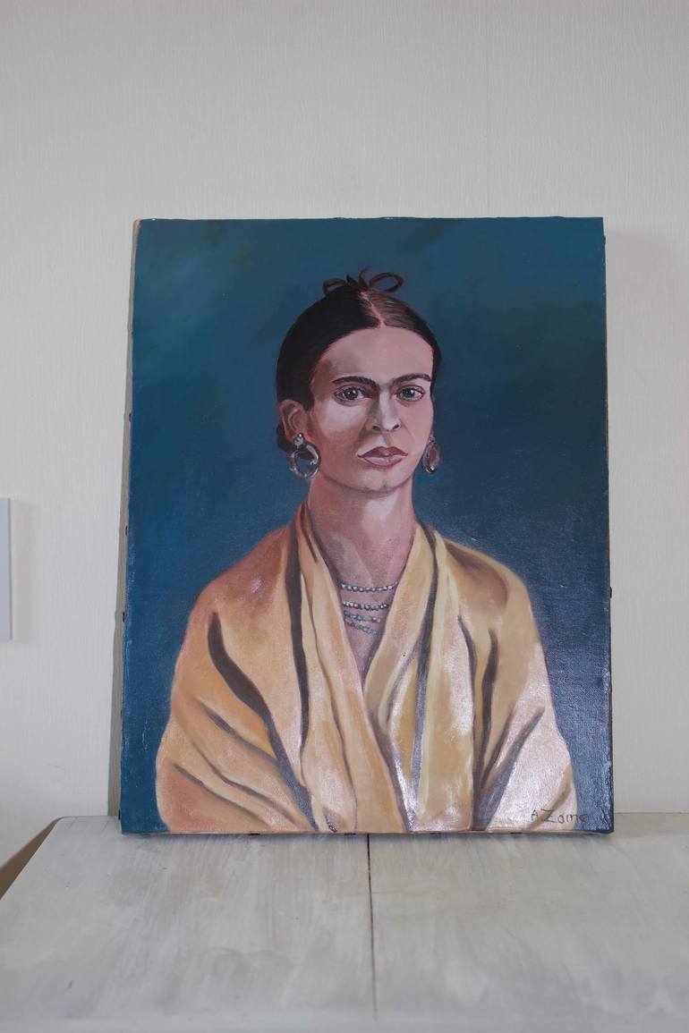 Original Portrait Painting by Anne Zamo