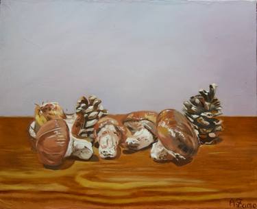 Original Still Life Paintings by Anne Zamo