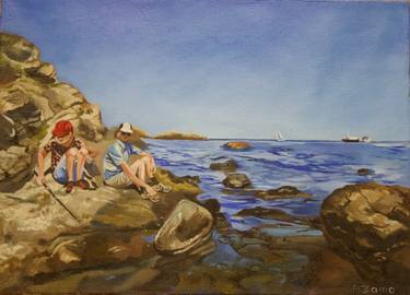 Original Seascape Paintings by Anne Zamo