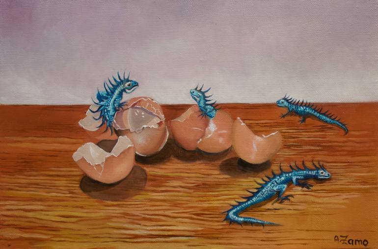Original  Painting by anne zamo