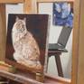 On the easel