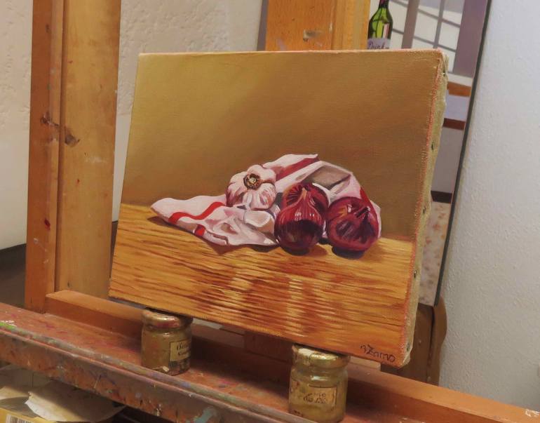 Original Still Life Painting by Anne Zamo