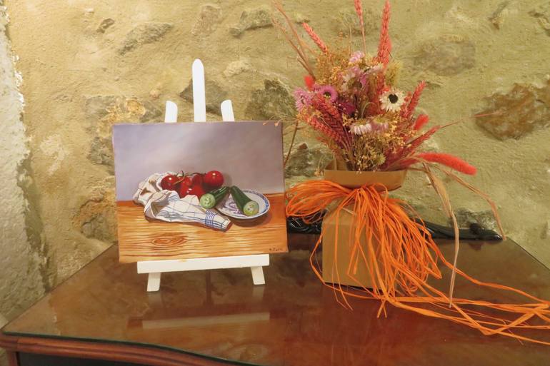 Original Figurative Still Life Painting by Anne Zamo