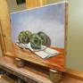 On the easel