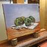 On the easel