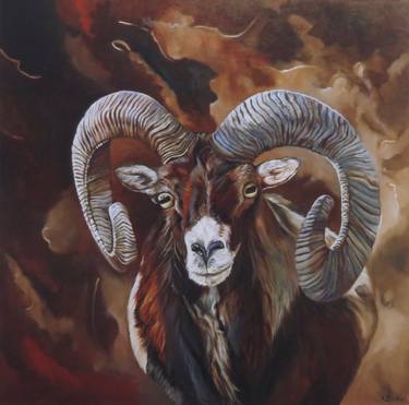 Foul play, Portrait of a Mouflon thumb