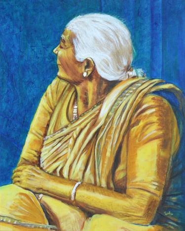 Print of Realism Women Paintings by usha shantharam