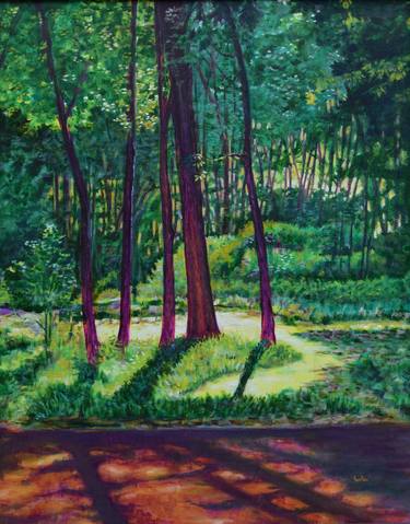 Print of Tree Paintings by usha shantharam