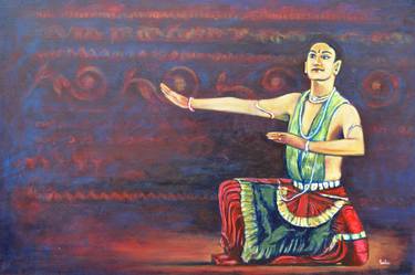 Print of Impressionism Performing Arts Paintings by usha shantharam