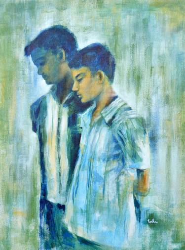 Print of Men Paintings by usha shantharam