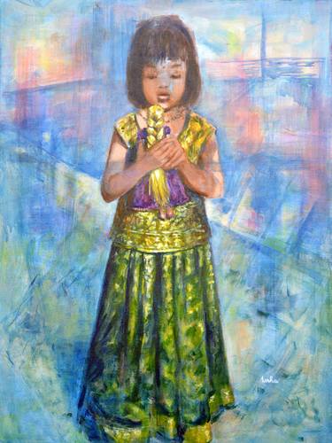 Print of Figurative Children Paintings by usha shantharam