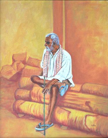 Print of People Paintings by usha shantharam