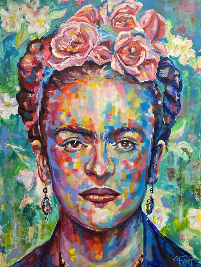 Frida Kahlo Painting by Chris Figat | Saatchi Art