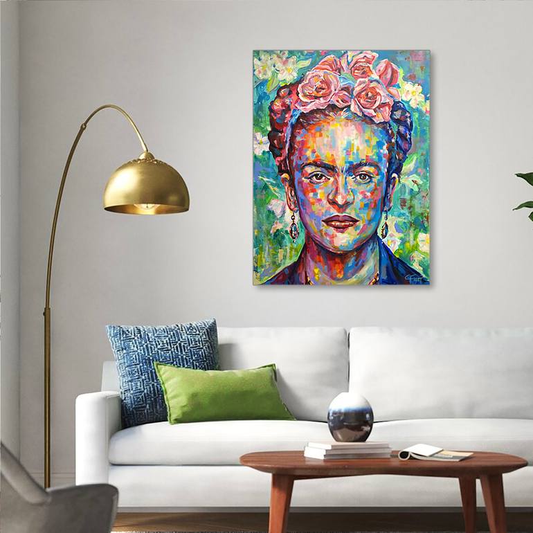 Frida Kahlo Painting by Chris Figat | Saatchi Art