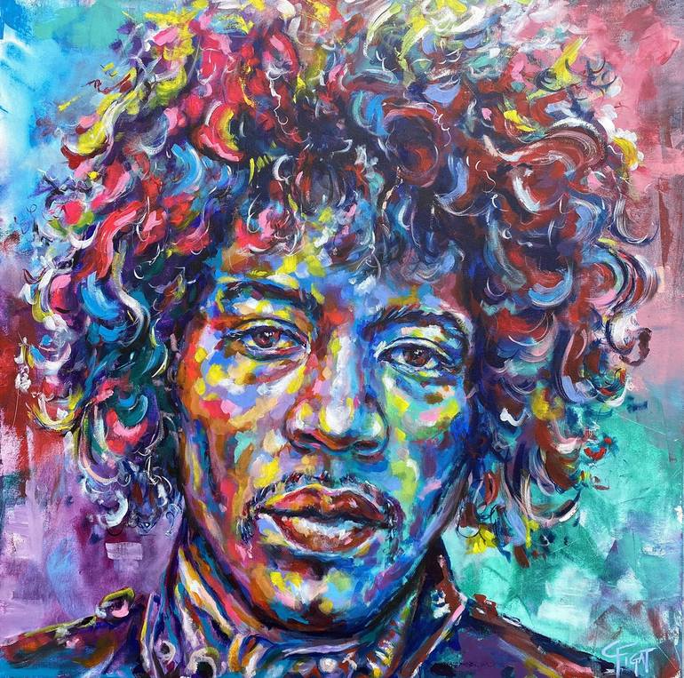 Voodoo Child Painting by Chris Figat | Saatchi Art