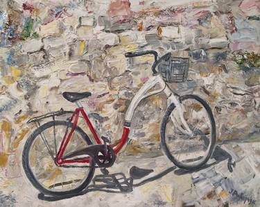 Print of Impressionism Bicycle Paintings by Ivan Ribarchuk