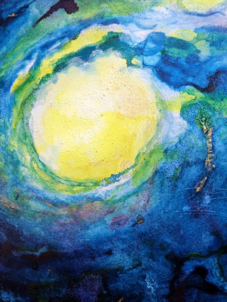 Original Conceptual Architecture Painting by Mecozzi Francesco