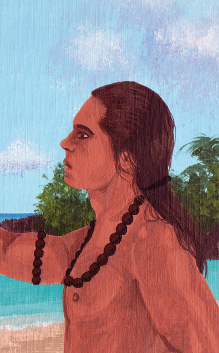 Original Figurative Other Painting by Nancy Cavé