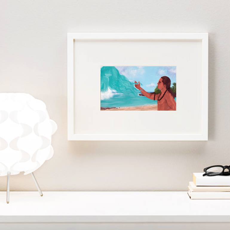 Original Figurative Other Painting by Nancy Cavé