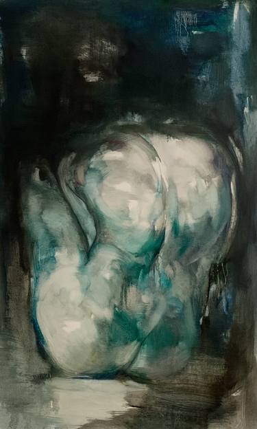 Original Abstract Nude Paintings by Olena Shtepura