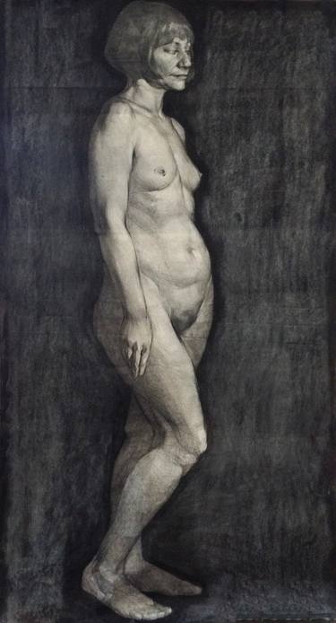 Original Fine Art Nude Drawings by Olena Shtepura