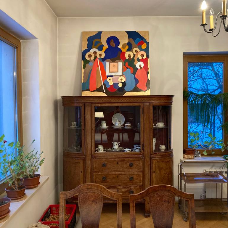 Original Figurative Abstract Painting by Queen Verona