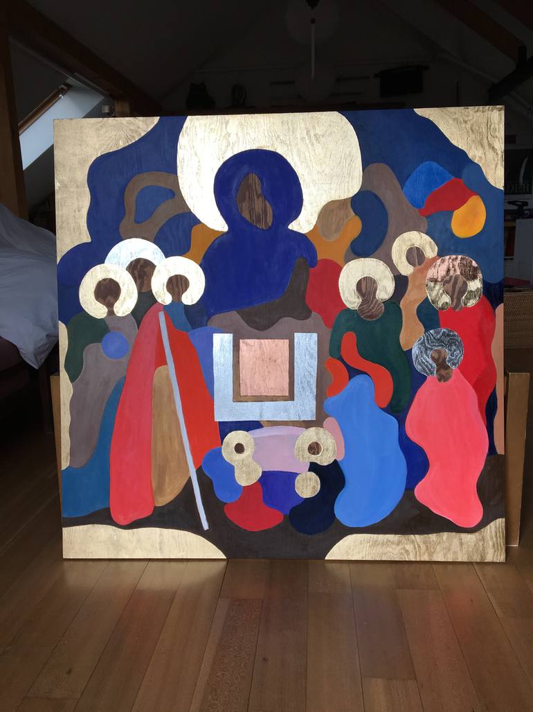 Original Figurative Abstract Painting by Queen Verona