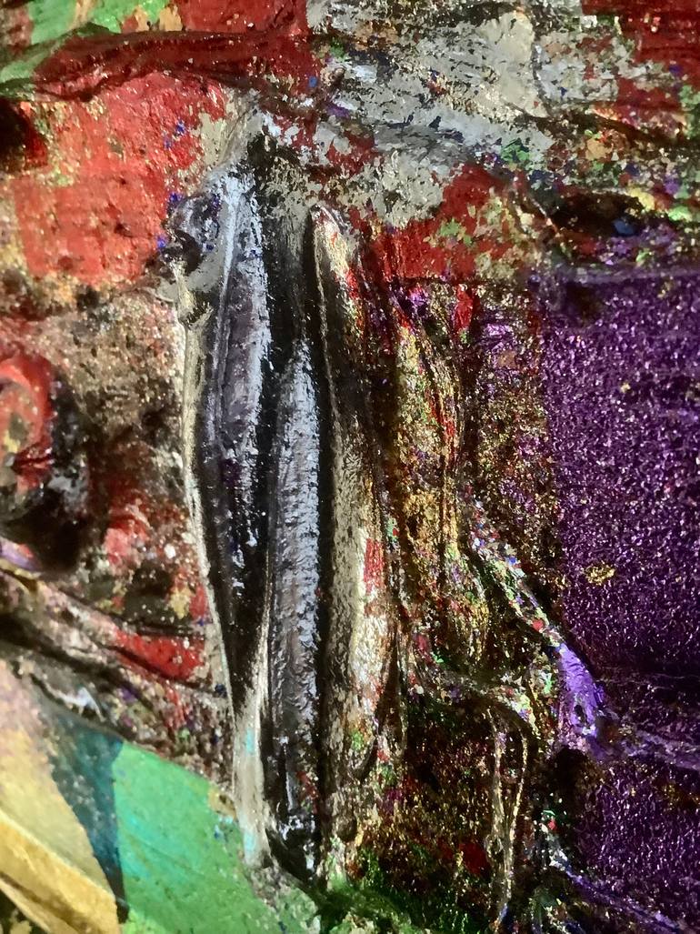 Original Abstract Expressionism Landscape Mixed Media by Stephen Baxter