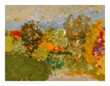 Print of Impressionism Garden Mixed Media by Stephen Baxter