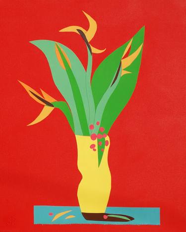 Print of Modern Floral Paintings by Stephen Baxter