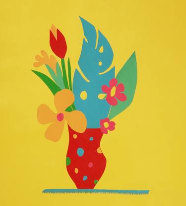 Original Modern Floral Paintings by Stephen Baxter