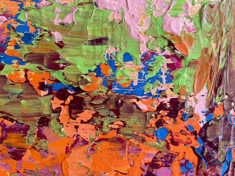Original Abstract Expressionism Abstract Painting by Sandra Page Mitchell