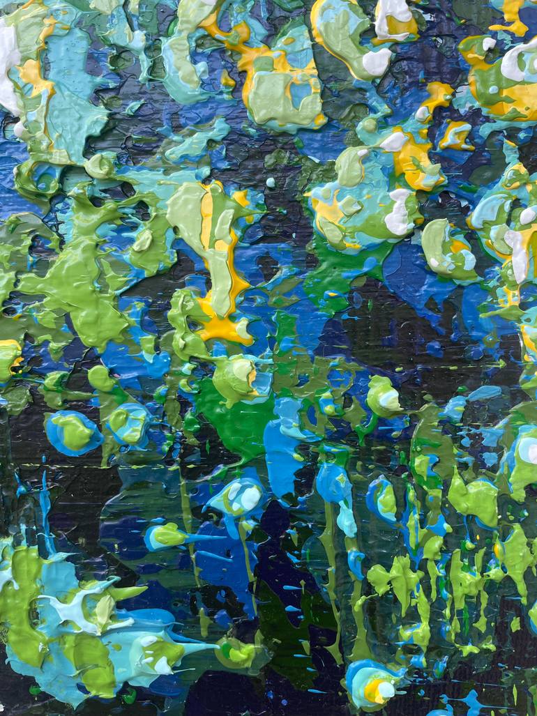 Original Abstract Expressionism Abstract Painting by Sandra Page Mitchell