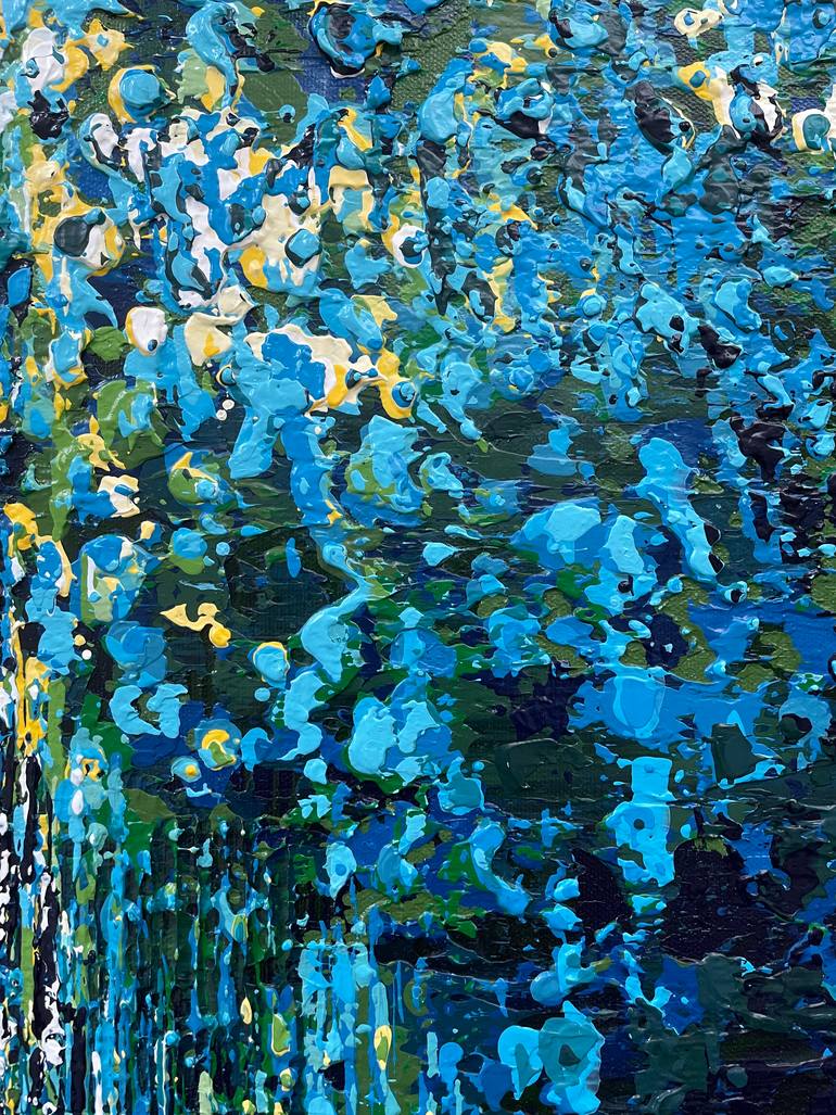 Original Abstract Expressionism Abstract Painting by Sandra Page Mitchell
