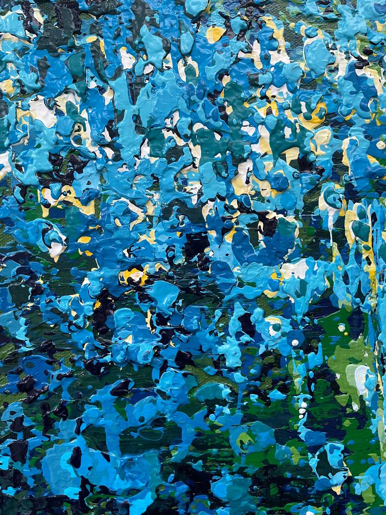 Original Abstract Expressionism Abstract Painting by Sandra Page Mitchell