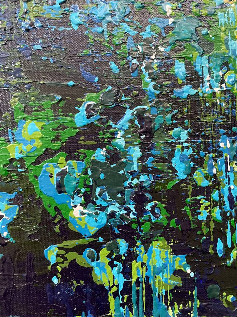 Original Abstract Expressionism Abstract Painting by Sandra Page Mitchell