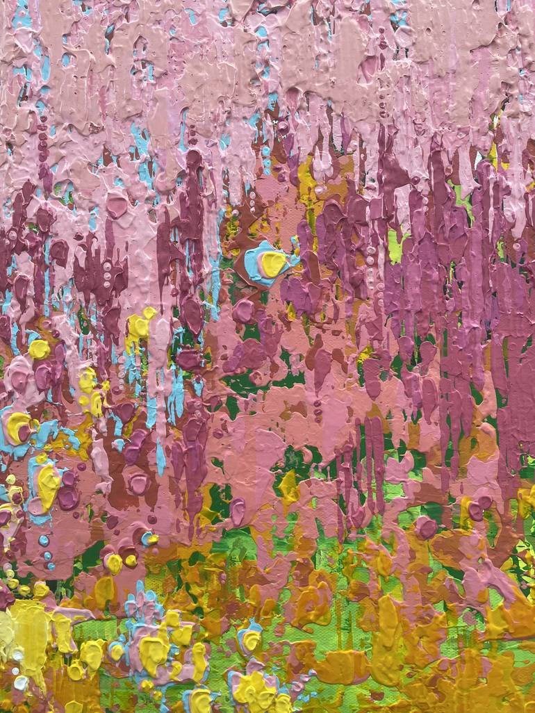 Original Abstract Landscape Painting by Sandra Page Mitchell