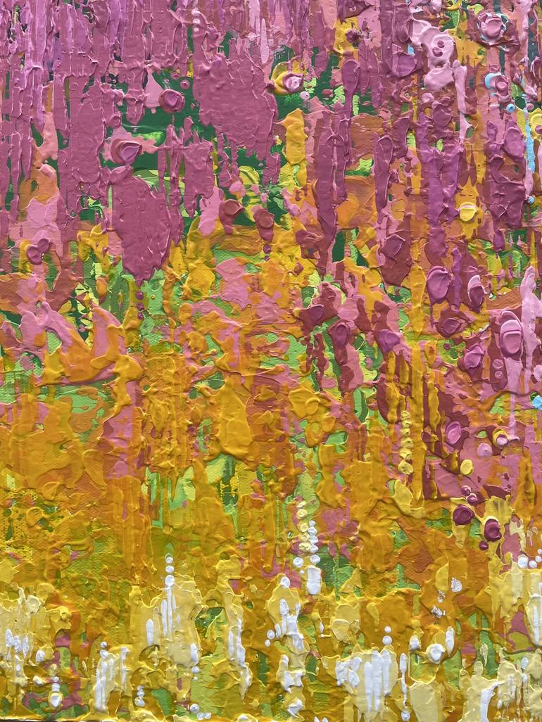 Original Abstract Landscape Painting by Sandra Page Mitchell